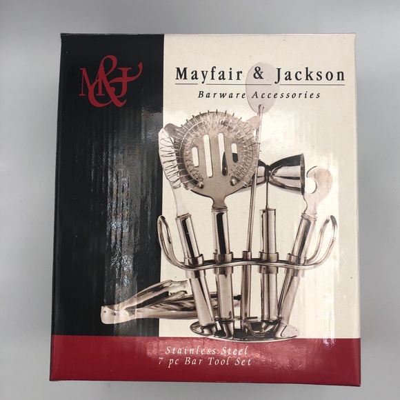 MAYFAIR AND JACKSON BARWARE SET - Picture 1 of 8